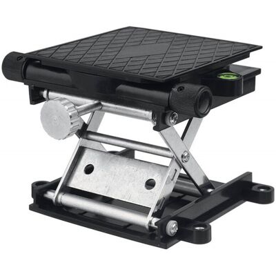 PELTOR Jeffergarden Table Élévatrice De Laboratoire En Aluminium Noir, À Mise À Niveau Automatique Et Rotative, Plateforme Scientifique Élévatrice Pour La Physique, La Chimie Et La Biologie - Publicité PELTOR Jeffergarden Table Élévatrice De Laboratoire En Aluminium Noir, À Mise À Niveau Automatique Et Rotative, Plateforme Scientifique Élévatrice Pour La Physique, La Chimie Et La Biologie - Publicité