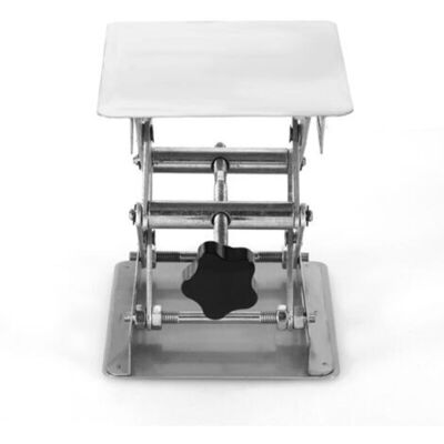 URSUS Les Plates-formes De Levage D'Ascenseur De Laboratoire De 100x100mm Tiennent L'Acier Inoxydable De Ciseaux De Support - Publicité URSUS Les Plates-formes De Levage D'Ascenseur De Laboratoire De 100x100mm Tiennent L'Acier Inoxydable De Ciseaux De Support - Publicité