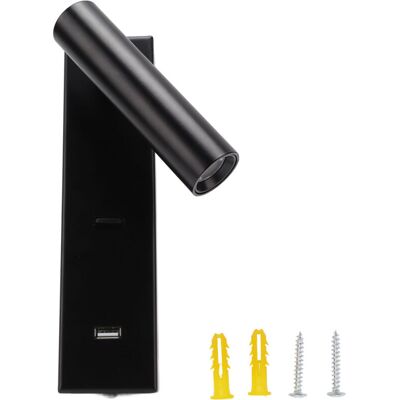MOXIE Sjlerst Lumière De Lecture Murale Led Simple Et Élégante Avec Interrupteur Et Port Usb Pour Chambre Intérieure 100-240v - Publicité MOXIE Sjlerst Lumière De Lecture Murale Led Simple Et Élégante Avec Interrupteur Et Port Usb Pour Chambre Intérieure 100-240v - Publicité