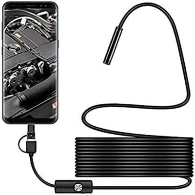 Melissa Ersandy – Caméra D'Inspection Usb C Étanche 2.0 Mp Ip67 – Câble Semi-rigide 5m – 6 Lumières Led Réglables – Rotation 360° Pour Zones Inaccessibles - Publicité Melissa Ersandy – Caméra D'Inspection Usb C Étanche 2.0 Mp Ip67 – Câble Semi-rigide 5m – 6 Lumières Led Réglables – Rotation 360° Pour Zones Inaccessibles - Publicité