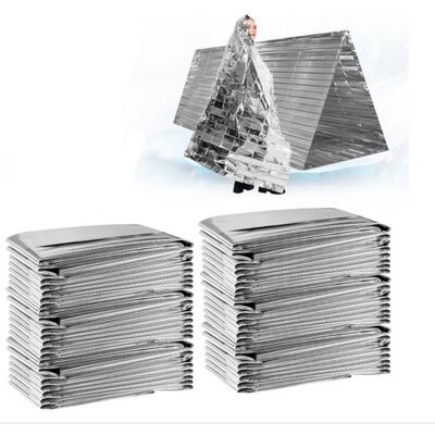 Zanussi (argent, Paquet De 10)couvertures Thermiques D'Urgence En Mylar, Conçues Pour La Nasa, L'Extérieur, La Survie, Les Premiers Secours - Publicité Zanussi (argent, Paquet De 10)couvertures Thermiques D'Urgence En Mylar, Conçues Pour La Nasa, L'Extérieur, La Survie, Les Premiers Secours - Publicité