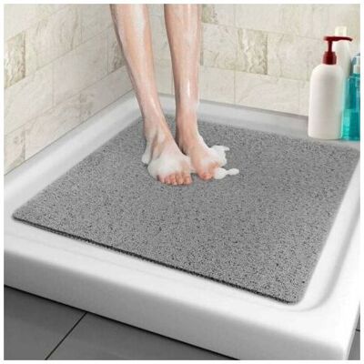 ABYSSE Tapis De Douche Antidérapant, 60x60cm, Tapis De Bain De Sécurité Confort Doux Avec Trous De Drainage, Tapis De Douche De Massage En Pvc Pour Zones Humides, Séchage Rapide - Publicité ABYSSE Tapis De Douche Antidérapant, 60x60cm, Tapis De Bain De Sécurité Confort Doux Avec Trous De Drainage, Tapis De Douche De Massage En Pvc Pour Zones Humides, Séchage Rapide - Publicité