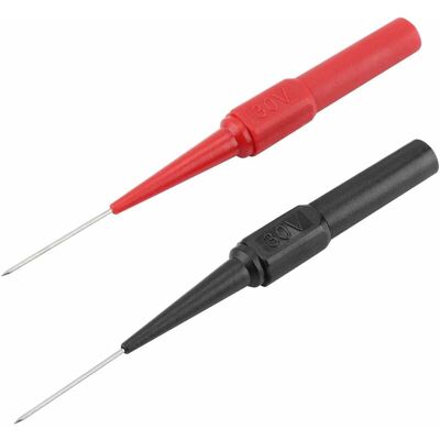 MOXIE Sondes Multimètre À Pointe En Acier Inoxydable Tige De Test Flexible En Silicone Pour Sonde Arrière - Publicité MOXIE Sondes Multimètre À Pointe En Acier Inoxydable Tige De Test Flexible En Silicone Pour Sonde Arrière - Publicité