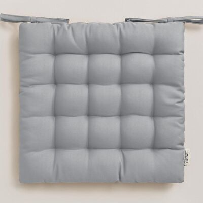 OEM Coussins De Chaise Avec Rubans 40 X 40 X 4,5 Cm Coussin D'Assise Rembourré,, Antidérapants Pour Siège Gris Clair, 1 Pièce - Publicité OEM Coussins De Chaise Avec Rubans 40 X 40 X 4,5 Cm Coussin D'Assise Rembourré,, Antidérapants Pour Siège Gris Clair, 1 Pièce - Publicité