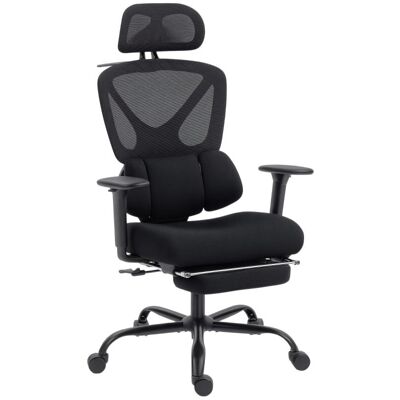 OEM Chaise De Bureau Ergonomique À Roulettes, Revêtement En Maille, Soutien Lombaire, Chaise D'Ordinateur Avec Accoudoirs Et Appui-tête Réglable - Publicité OEM Chaise De Bureau Ergonomique À Roulettes, Revêtement En Maille, Soutien Lombaire, Chaise D'Ordinateur Avec Accoudoirs Et Appui-tête Réglable - Publicité