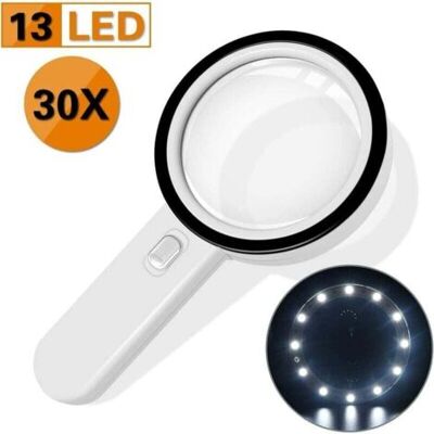 OEM Loupe D'Appréciation À Fort Grossissement 13 Lumières Diamètre 125 13 Lumières Avec Inspection Uv Des Billets - Publicité OEM Loupe D'Appréciation À Fort Grossissement 13 Lumières Diamètre 125 13 Lumières Avec Inspection Uv Des Billets - Publicité