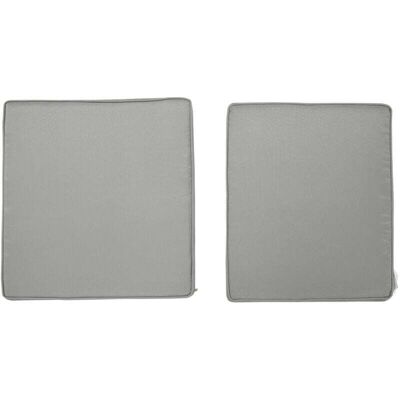 BRAST Housse De Coussin Lot De 2 Coussins De Chaise Coussins D'Assise Déhoussables Coussins Matelassé Rembourré Mousse Polyester Gris Clair - Publicité BRAST Housse De Coussin Lot De 2 Coussins De Chaise Coussins D'Assise Déhoussables Coussins Matelassé Rembourré Mousse Polyester Gris Clair - Publicité