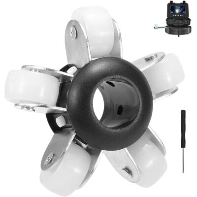 PELTOR Jeffergarden Couvercle De Protection Pour Caméra D'Égout, 17mm, 5 Rouleaux, Roue De Guidage D'Inspection Pour Canalisation Supérieure À 100mm - Publicité PELTOR Jeffergarden Couvercle De Protection Pour Caméra D'Égout, 17mm, 5 Rouleaux, Roue De Guidage D'Inspection Pour Canalisation Supérieure À 100mm - Publicité