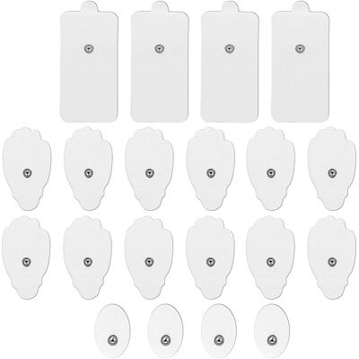 SANS MARQUE 20 Électrodes Pour Appareil Tens - Pads De Remplacement Compatibles Avec Connecteurs Snap 3,5mm - Auto-adhésives En 3 Tailles (petite Moyenne Grande) - Idéales Pour Différentes Zones Du Corps - Publicité SANS MARQUE 20 Électrodes Pour Appareil Tens - Pads De Remplacement Compatibles Avec Connecteurs Snap 3,5mm - Auto-adhésives En 3 Tailles (petite Moyenne Grande) - Idéales Pour Différentes Zones Du Corps - Publicité