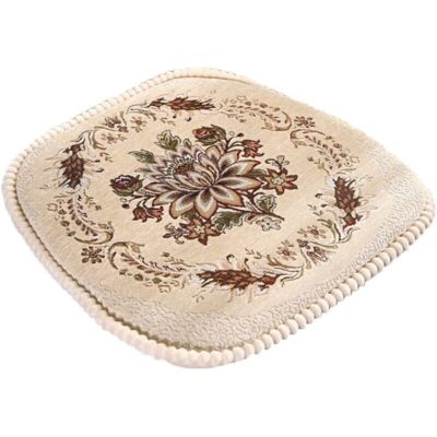 SANS MARQUE Coussins De Chaise, Coussins De Chaise À Broderie Florale Européenne Avec Attache, Coussin De Siège De Chaise De Salle À Ma - Publicité SANS MARQUE Coussins De Chaise, Coussins De Chaise À Broderie Florale Européenne Avec Attache, Coussin De Siège De Chaise De Salle À Ma - Publicité