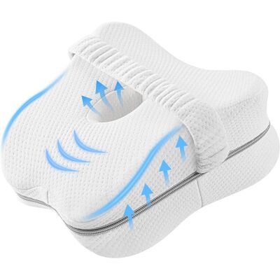 OEM Oreiller De Jambe, Oreiller De Genou D'Alignement Ergonomique, Coussin De Soutien De Jambe En Mousse Mémoire Avec Couvercle Amovible Et Lavable, Coussin De Genou Pour Dormir Sur Le Côté, Blanc - Publicité OEM Oreiller De Jambe, Oreiller De Genou D'Alignement Ergonomique, Coussin De Soutien De Jambe En Mousse Mémoire Avec Couvercle Amovible Et Lavable, Coussin De Genou Pour Dormir Sur Le Côté, Blanc - Publicité