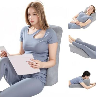 Scotch Oreiller De Lit Cale Multifonctionnel, Oreiller De Soutien Pour S'Asseoir Au Lit, Lire, Dormir, Soutien Des Jambes - Publicité Scotch Oreiller De Lit Cale Multifonctionnel, Oreiller De Soutien Pour S'Asseoir Au Lit, Lire, Dormir, Soutien Des Jambes - Publicité
