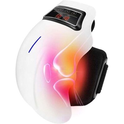 BRAST Masseur Genou Électrique Chauffant - 9 Modes Chaleur Et Vibration - Usb Rechargeable - Écran Led - Taille L - Publicité BRAST Masseur Genou Électrique Chauffant - 9 Modes Chaleur Et Vibration - Usb Rechargeable - Écran Led - Taille L - Publicité
