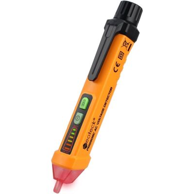 MOXIE Testeur Electrique,détecteur De Tension Sans Contact 12-1000v, Test De Fil De Phase/neutre, Buzzer Sonore & Lumineux, Lampe De Poche, Ac 50-500hz, Stylo Testeur De Tension Ncv - Publicité MOXIE Testeur Electrique,détecteur De Tension Sans Contact 12-1000v, Test De Fil De Phase/neutre, Buzzer Sonore & Lumineux, Lampe De Poche, Ac 50-500hz, Stylo Testeur De Tension Ncv - Publicité