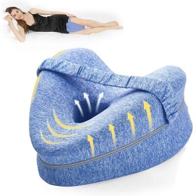URSUS Oreiller De Genou Dormeur Latéral, Coussins Relève-jambes, Oreiller De Jambe Confort, Oreiller De Genou Pour Dormir, Orthopédique Mousse Mémoire Oreiller De Jambe (bleu) - Publicité URSUS Oreiller De Genou Dormeur Latéral, Coussins Relève-jambes, Oreiller De Jambe Confort, Oreiller De Genou Pour Dormir, Orthopédique Mousse Mémoire Oreiller De Jambe (bleu) - Publicité