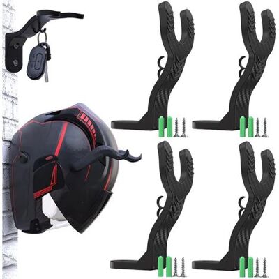 OEM Ensemble De 4 Supports Muraux Pour Casques De Moto, Permettant De Ranger Également Des Gants, Des Clés, Des Vestes Et Des Sacs À Dos. Publicité OEM Ensemble De 4 Supports Muraux Pour Casques De Moto, Permettant De Ranger Également Des Gants, Des Clés, Des Vestes Et Des Sacs À Dos. Publicité