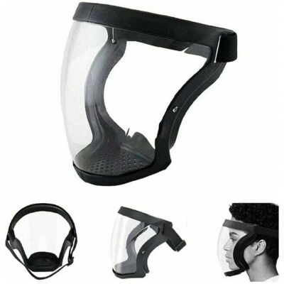 OEM Écrans Faciaux Anti-buée. Écran Facial Super Protecteur Anti-poussière Visage Intégral Masque De Protection De Sécurité Transparent Noir - Publicité OEM Écrans Faciaux Anti-buée. Écran Facial Super Protecteur Anti-poussière Visage Intégral Masque De Protection De Sécurité Transparent Noir - Publicité