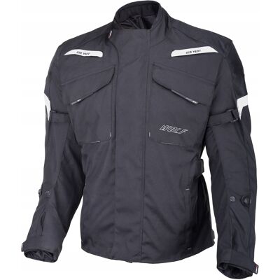 OEM Veste De Moto Wolf Durable Tourist Explorer Noire Taille S - Publicité OEM Veste De Moto Wolf Durable Tourist Explorer Noire Taille S - Publicité