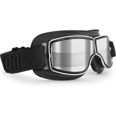 OEM Lunettes Vintage Moto Lunettes Aviateurs Cuir Noir Pour Casques - Publicité OEM Lunettes Vintage Moto Lunettes Aviateurs Cuir Noir Pour Casques - Publicité