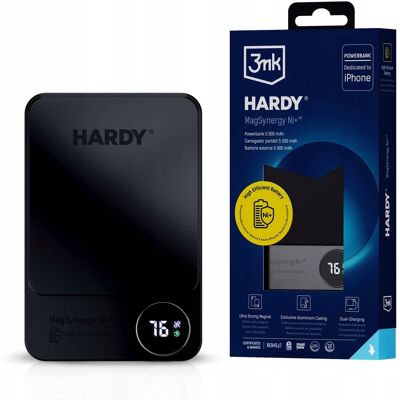 3MK Accessories Hardy MagSynergy Ni+ 5000mAh Powerbank - Powerbank - Publicité 3MK Accessories Hardy MagSynergy Ni+ 5000mAh Powerbank - Powerbank - Publicité