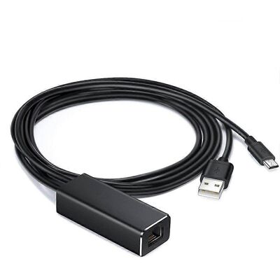 FLAMMKRAFT Adaptateur Usb 2.0 + Usb 5 Broches Vers Ethernet 10/100 Mbps, Adaptateur Réseau Rj45 Vers Usb - Publicité FLAMMKRAFT Adaptateur Usb 2.0 + Usb 5 Broches Vers Ethernet 10/100 Mbps, Adaptateur Réseau Rj45 Vers Usb - Publicité