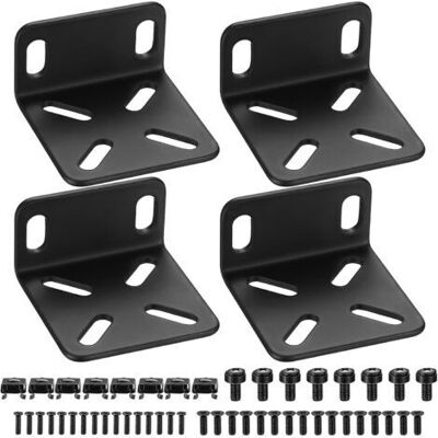 OEM 19" Rack Mount Kit, Rack Mount Kit Adjustable 13-35mm Universal Rack Ears, Compatible With Netgear Trendnet Cisco D-link Hp, Mounting Width 17.3" To 19" (45mm) - Publicité OEM 19" Rack Mount Kit, Rack Mount Kit Adjustable 13-35mm Universal Rack Ears, Compatible With Netgear Trendnet Cisco D-link Hp, Mounting Width 17.3" To 19" (45mm) - Publicité