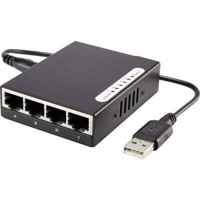 OEM Switch Réseau 5 Ports 100 Mbit/s Avec Alimentation Usb – Modèle Rf-4451433, Compact Et Plug-and-play - Publicité OEM Switch Réseau 5 Ports 100 Mbit/s Avec Alimentation Usb – Modèle Rf-4451433, Compact Et Plug-and-play - Publicité