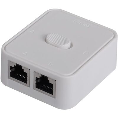 OEM Switch Réseau 2 Ports, Rj45, Sélecteur De Switch Réseau 2 Ports, 100 M 2 En 1 Ou 1 Entrée 2 Sorties - Publicité OEM Switch Réseau 2 Ports, Rj45, Sélecteur De Switch Réseau 2 Ports, 100 M 2 En 1 Ou 1 Entrée 2 Sorties - Publicité