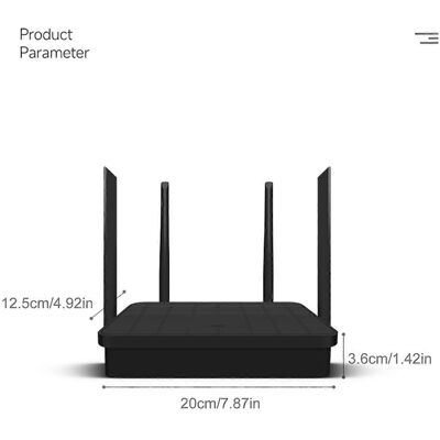 FLAMMKRAFT Routeur Internet Haute Performance 1200m Double Bande Sans Fil, Ports Ethernet Gigabit, Compatible Hots - Publicité FLAMMKRAFT Routeur Internet Haute Performance 1200m Double Bande Sans Fil, Ports Ethernet Gigabit, Compatible Hots - Publicité