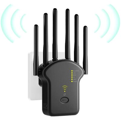 OEM Répéteur Wifi, Amplificateur Wifi, Repeteur Wifi Puissant 1200mbps -double Bande 5ghz & 2.4ghz, Wifi Booster, Wifi Extender Avec 6 Antennes, Lan/wan Ports, Mode Répéteur/routeur/ap-dou - Publicité OEM Répéteur Wifi, Amplificateur Wifi, Repeteur Wifi Puissant 1200mbps -double Bande 5ghz & 2.4ghz, Wifi Booster, Wifi Extender Avec 6 Antennes, Lan/wan Ports, Mode Répéteur/routeur/ap-dou - Publicité