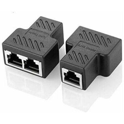 OEM Rj45 Splitter Connecteurs Adaptateur 1 À 2 Ethernet Splitter Coupleur Double Prise Hub Interface Contact Modulaire Fiche Connect Réseau Lan Internet Cat5 Cat5e Cat6 Cat7 Câbles 2 Pack - Publicité OEM Rj45 Splitter Connecteurs Adaptateur 1 À 2 Ethernet Splitter Coupleur Double Prise Hub Interface Contact Modulaire Fiche Connect Réseau Lan Internet Cat5 Cat5e Cat6 Cat7 Câbles 2 Pack - Publicité