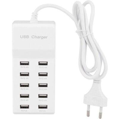 OEM Fdit Chargeur Mural Usb 10 Station De Chargement Usb Multi-ports 100-240v Bandeau D'Alimentation Pour Hub Usb De Voyage Avec Cordon Pour Plusieurs Appareils(ue) - Publicité OEM Fdit Chargeur Mural Usb 10 Station De Chargement Usb Multi-ports 100-240v Bandeau D'Alimentation Pour Hub Usb De Voyage Avec Cordon Pour Plusieurs Appareils(ue) - Publicité