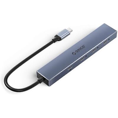 FLAMMKRAFT Hub Usb-c À 4 Ports 10 Gbit/s Pour Ordinateur Portable, Adaptateur Multiport Usb Type-c-4usb C- - Publicité FLAMMKRAFT Hub Usb-c À 4 Ports 10 Gbit/s Pour Ordinateur Portable, Adaptateur Multiport Usb Type-c-4usb C- - Publicité