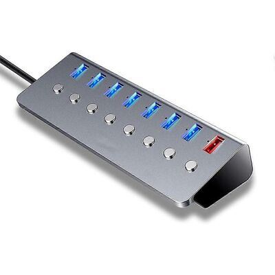 FLAMMKRAFT Hub Usb 3.0 Multi-interface Avec Interrupteur D'Alimentation - 8 - Publicité FLAMMKRAFT Hub Usb 3.0 Multi-interface Avec Interrupteur D'Alimentation - 8 - Publicité