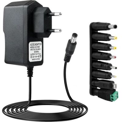 OEM Alimentation 6v 2a, Adaptateur Secteur Ac 230v Vers Dc 6v 2000ma 1000ma 500ma 5.5 2.1mm Avec 8 Fiches Amovibles Multiples, Chargeur Ac/dc 100-240v 50-60hz Pour Led Routeur Cctv Et Appareils - Publicité OEM Alimentation 6v 2a, Adaptateur Secteur Ac 230v Vers Dc 6v 2000ma 1000ma 500ma 5.5 2.1mm Avec 8 Fiches Amovibles Multiples, Chargeur Ac/dc 100-240v 50-60hz Pour Led Routeur Cctv Et Appareils - Publicité