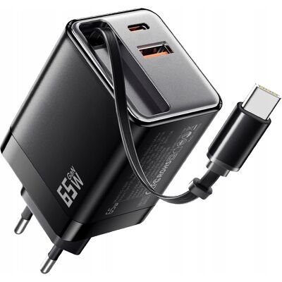 OEM Chargeur Rapide Pd 65 W, Bloc D'Alimentation Avec Câble Rétractable Intégré Koanni - Publicité OEM Chargeur Rapide Pd 65 W, Bloc D'Alimentation Avec Câble Rétractable Intégré Koanni - Publicité