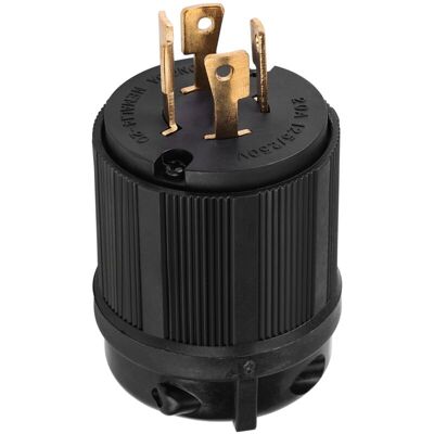 OEM Fiche D'Alimentation Mâle À Verrouillage Par Rotation 4 Broches 125 V/250 V 20 A (norme Américaine L14-20p) - Publicité OEM Fiche D'Alimentation Mâle À Verrouillage Par Rotation 4 Broches 125 V/250 V 20 A (norme Américaine L14-20p) - Publicité