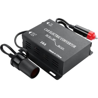OEM 4v To 12v Car Buck Converter, 120w Car Cigarette Lighter 24v To 12v Power Supply Converter Transformer For Automotive, 20a - Publicité OEM 4v To 12v Car Buck Converter, 120w Car Cigarette Lighter 24v To 12v Power Supply Converter Transformer For Automotive, 20a - Publicité