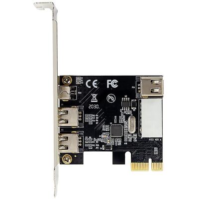 LISATR Carte D'Extension Firewire 1394a Pcie 4 Ports, Adaptateur Pci E (1x) Vers Ieee 1394 - Publicité LISATR Carte D'Extension Firewire 1394a Pcie 4 Ports, Adaptateur Pci E (1x) Vers Ieee 1394 - Publicité