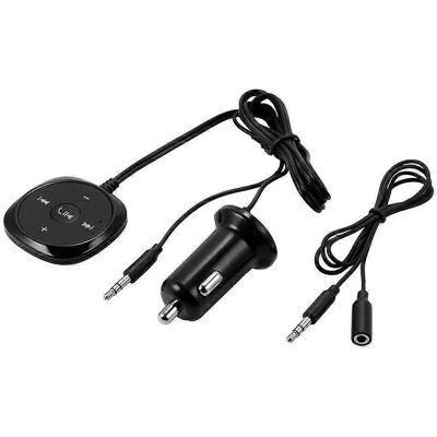 FLAMMKRAFT Transmetteur Audio Bluetooth Sans Fil, Adaptateur 3,5 Mm Pour Voiture, Kit Mains-libres, Haut-parleur Aux, Récepteur Stéréo Voiture. Publicité FLAMMKRAFT Transmetteur Audio Bluetooth Sans Fil, Adaptateur 3,5 Mm Pour Voiture, Kit Mains-libres, Haut-parleur Aux, Récepteur Stéréo Voiture. Publicité