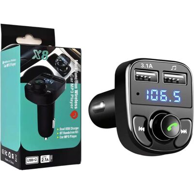 OEM Bluetooth Voiture, Adaptateur Transmetteur Fm Mp3, Radio Allume Cigare Charge, Émetteur Fm Voiture Chargeur Pour Appel Mains Libres Avec 2 Usb, Support Usb/carte Tf - Publicité OEM Bluetooth Voiture, Adaptateur Transmetteur Fm Mp3, Radio Allume Cigare Charge, Émetteur Fm Voiture Chargeur Pour Appel Mains Libres Avec 2 Usb, Support Usb/carte Tf - Publicité