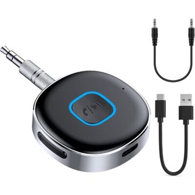 SCORPIO Recepteur Bluetooth Voiture, Récepteur Bluetooth 5.0, Aux 3.5 Mm Jack Audio Adaptateur, Aux Récepteur Bluetooth Appels Mains Libres Pour Stéréo Voiture/stéréo Domestique/haut-parleur - Publicité SCORPIO Recepteur Bluetooth Voiture, Récepteur Bluetooth 5.0, Aux 3.5 Mm Jack Audio Adaptateur, Aux Récepteur Bluetooth Appels Mains Libres Pour Stéréo Voiture/stéréo Domestique/haut-parleur - Publicité