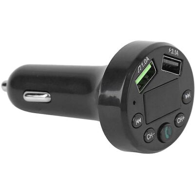 FLAMMKRAFT Transmetteur Fm Bluetooth E6 Pour Voiture, Kit Mains Libres, Affichage Led Stéréo Audio, Port Usb Intégré. Publicité FLAMMKRAFT Transmetteur Fm Bluetooth E6 Pour Voiture, Kit Mains Libres, Affichage Led Stéréo Audio, Port Usb Intégré. Publicité