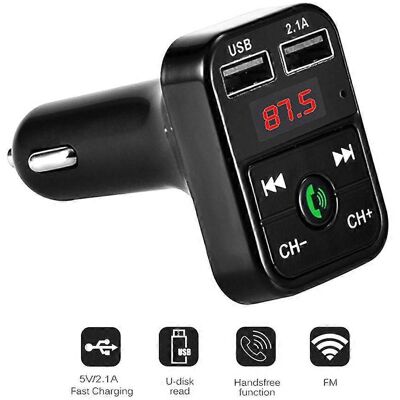 FLAMMKRAFT Voici Une Proposition De Titre Produit En Français (190 Caractères Max) : transmetteur Fm Bluetooth Voiture Mp3, Adaptateur Radio Sans Fil Avec Chargeur Double Usb, Support Tf, Kit Mains Libres Auto - Publicité FLAMMKRAFT Voici Une Proposition De Titre Produit En Français (190 Caractères Max) : transmetteur Fm Bluetooth Voiture Mp3, Adaptateur Radio Sans Fil Avec Chargeur Double Usb, Support Tf, Kit Mains Libres Auto - Publicité