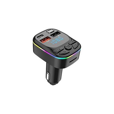 OEM Transmetteur Chargeur De Voiture 3a Émetteur De Voiture Led 5.0 Musique D'Autoradio 5.0 Émetteur Récepteur De Voiture Angle Réglable À 180°, Chargeur De Charge Rapide, Lumière Colorée - Publicité OEM Transmetteur Chargeur De Voiture 3a Émetteur De Voiture Led 5.0 Musique D'Autoradio 5.0 Émetteur Récepteur De Voiture Angle Réglable À 180°, Chargeur De Charge Rapide, Lumière Colorée - Publicité