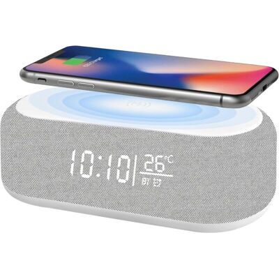 OEM Réveil Numérique, Réveil Audio Numérique Bluetooth - 9 Couleurs De Veilleuse, Haut-parleur Bluetooth, Chargeur Sans Fil Pour Iphone/samsung-dou - Publicité OEM Réveil Numérique, Réveil Audio Numérique Bluetooth - 9 Couleurs De Veilleuse, Haut-parleur Bluetooth, Chargeur Sans Fil Pour Iphone/samsung-dou - Publicité