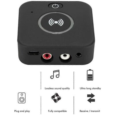 FLAMMKRAFT Récepteur Audio Bluetooth 5.0 Nfc Adaptateur Musique Sans Fil Aux Voiture Prise Casque Haut-parleur Kit Mains Libres Streaming - Publicité FLAMMKRAFT Récepteur Audio Bluetooth 5.0 Nfc Adaptateur Musique Sans Fil Aux Voiture Prise Casque Haut-parleur Kit Mains Libres Streaming - Publicité