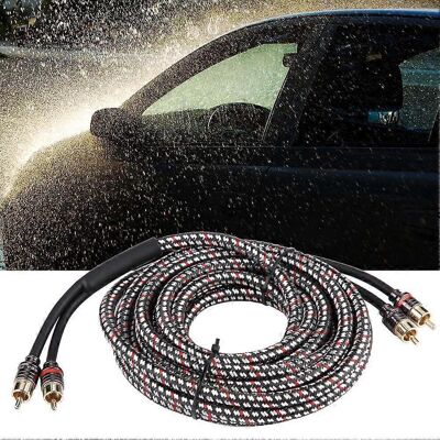 FLAMMKRAFT Câble Rca Audio 4,8 M Pour Voiture, Adaptateur Stéréo Amplificateur Subwoofer, Fil Signal Haut-parleur, Connectique Auto. Publicité FLAMMKRAFT Câble Rca Audio 4,8 M Pour Voiture, Adaptateur Stéréo Amplificateur Subwoofer, Fil Signal Haut-parleur, Connectique Auto. Publicité