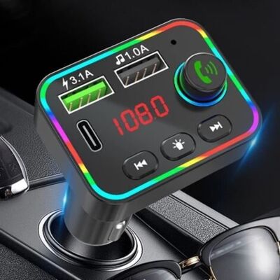 SCORPIO (7 Couleurs)transmetteur Fm Bluetooth Voiture - Aperil - Allume Cigare - Charge Rapide - Appels Mains Libres - Publicité SCORPIO (7 Couleurs)transmetteur Fm Bluetooth Voiture - Aperil - Allume Cigare - Charge Rapide - Appels Mains Libres - Publicité