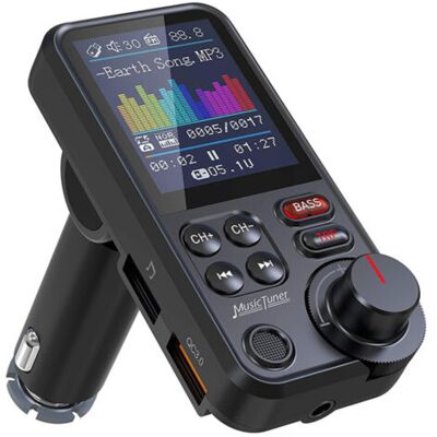 SCORPIO Émetteur Fm 5.0 Sans Fil, Récepteur Bluetooth, Lecteur Mp3, Chargeur Rapide Qc3.0, Kit Mains Libres Pour Voiture - Publicité SCORPIO Émetteur Fm 5.0 Sans Fil, Récepteur Bluetooth, Lecteur Mp3, Chargeur Rapide Qc3.0, Kit Mains Libres Pour Voiture - Publicité
